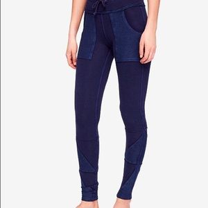 Free People Movement Blue Indigo Kyoto Leggings